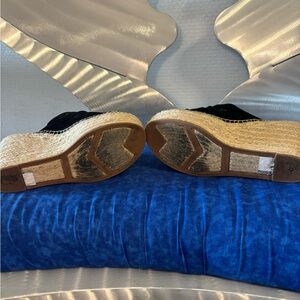 Marc Fisher Black Espadrille Sandals